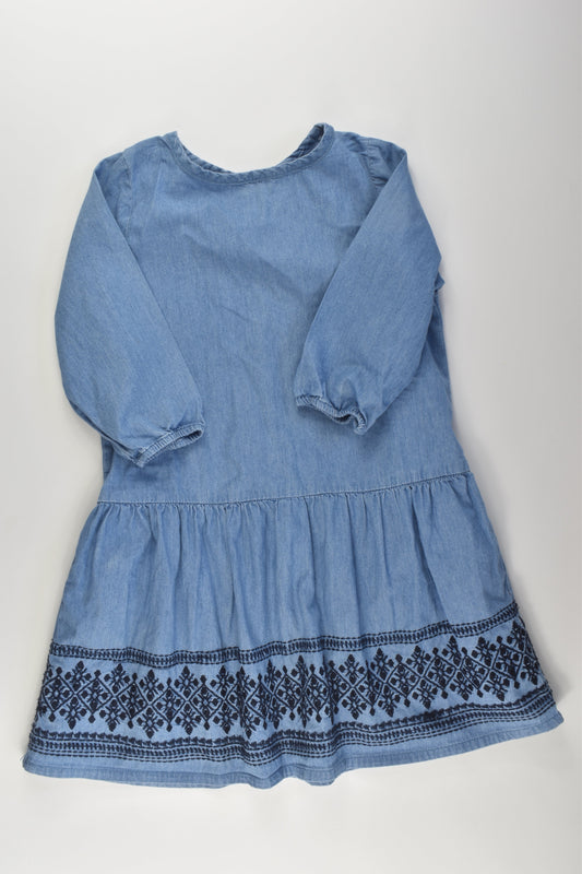 Cotton On Kids Size 5 Lightweight Denim Dress