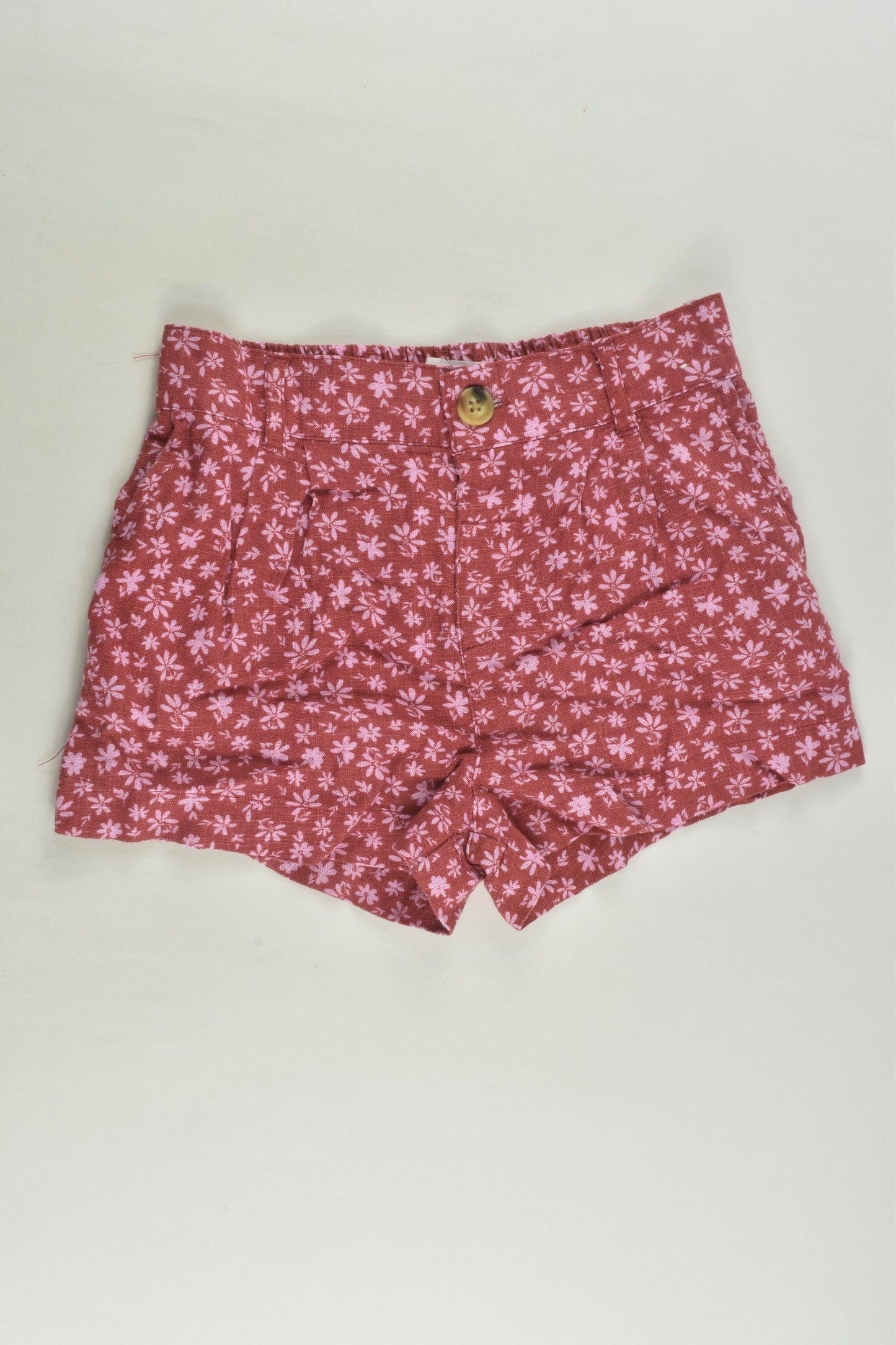 Cotton On Kids Size 5 Linen Blend Shorts