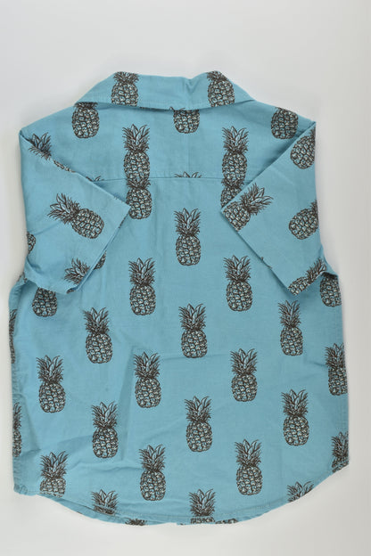 Cotton On Kids Size 5 Pineapples Shirt
