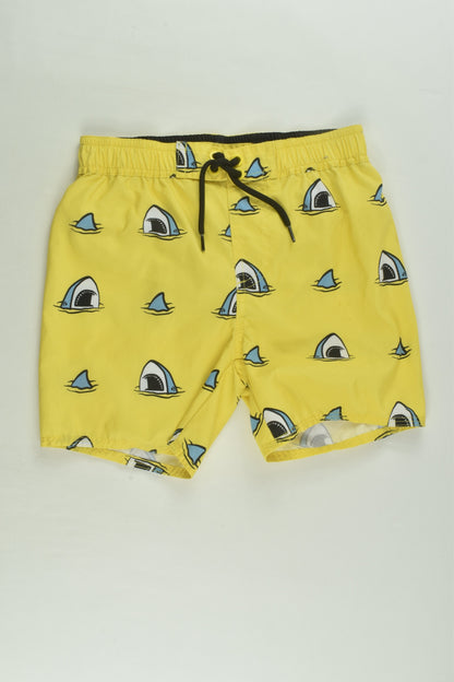 Cotton On Kids Size 5 Shark Board Shorts