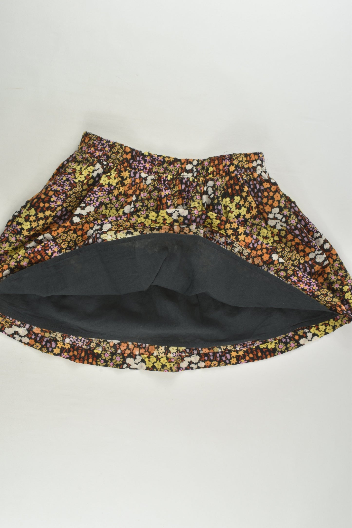 Cotton On Kids Size 6 Lined Floral Skirt