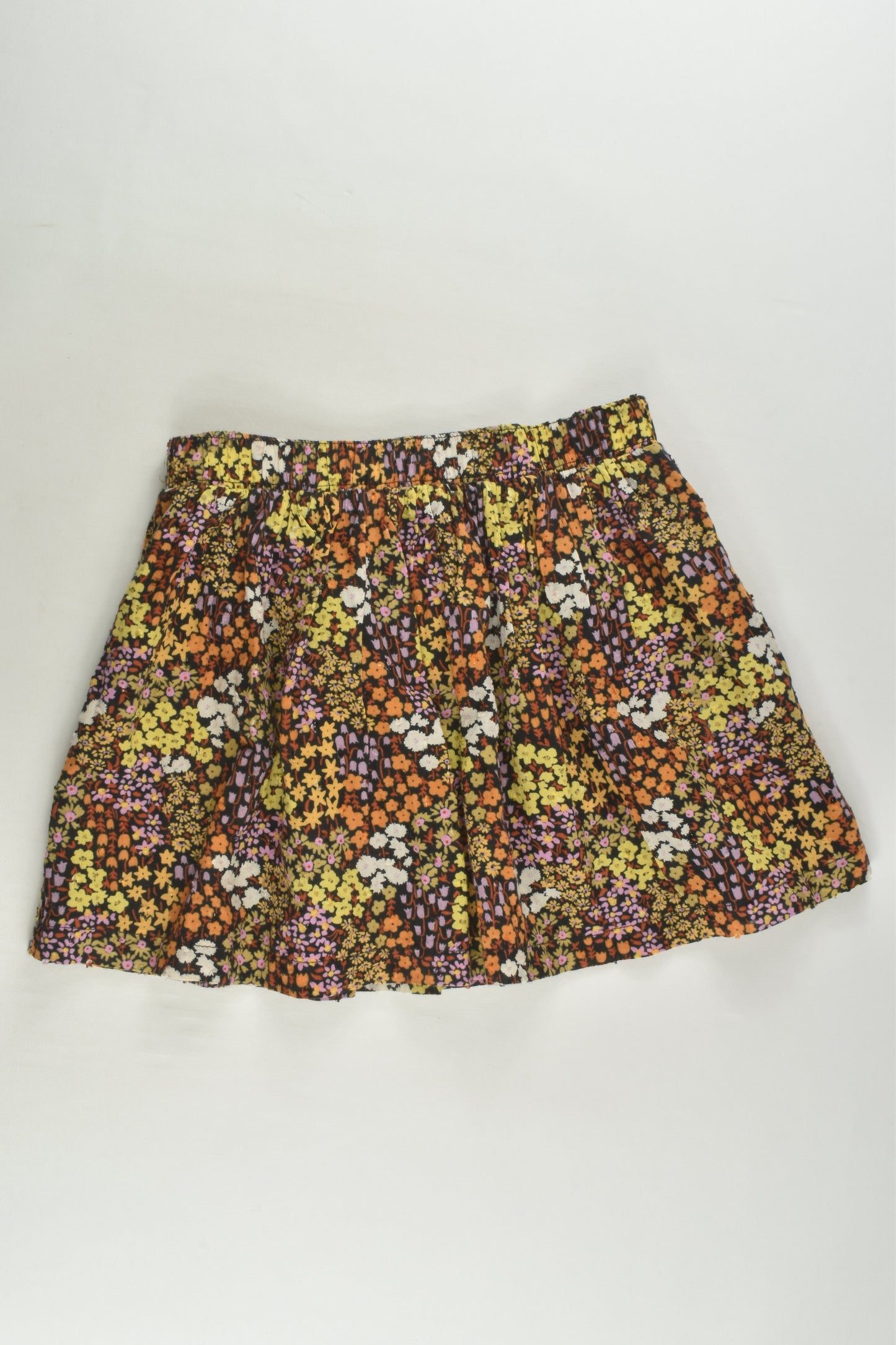 Cotton On Kids Size 6 Lined Floral Skirt