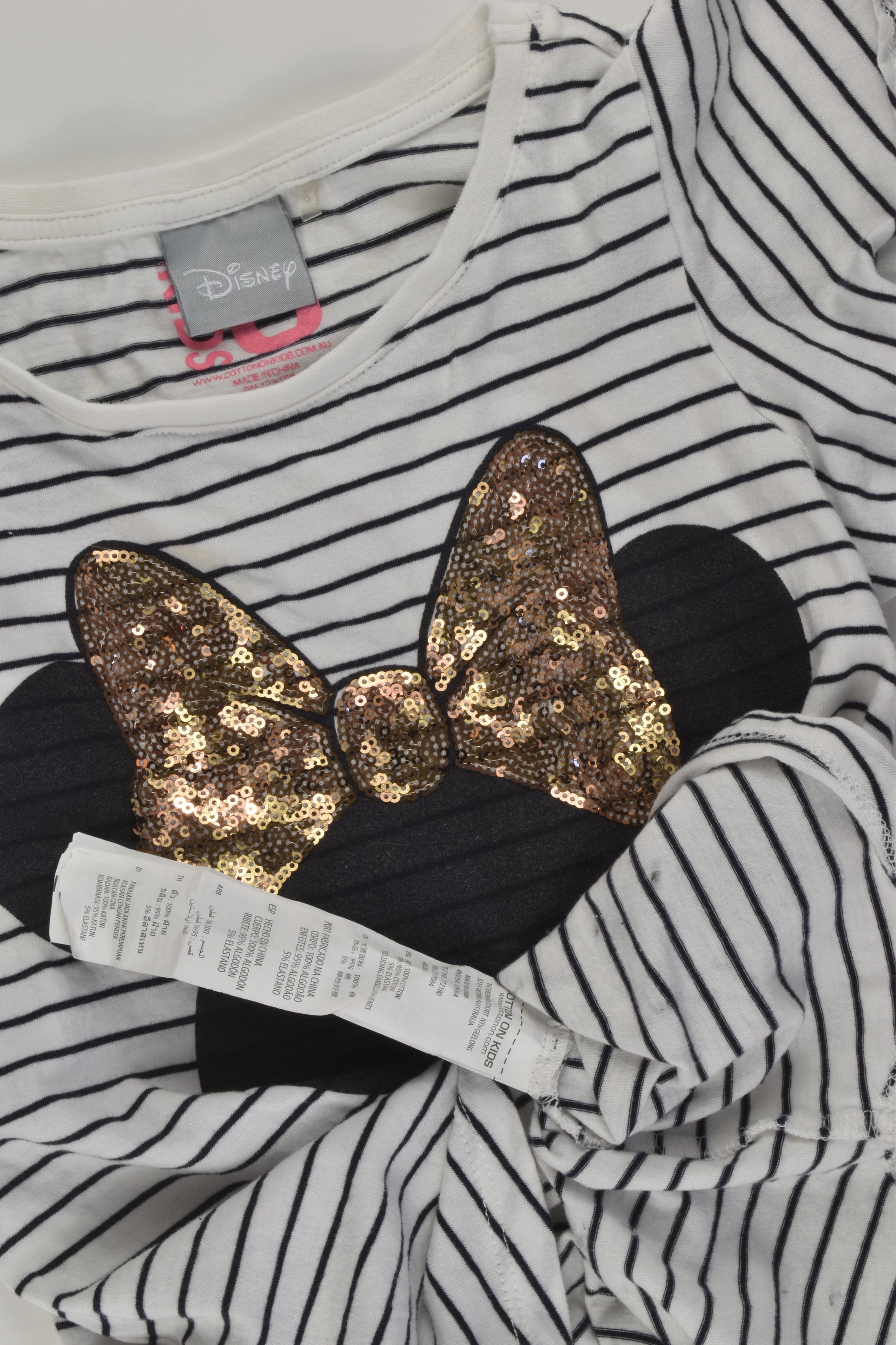 Cotton On Kids Size 6 Minnie Mouse T-shirt