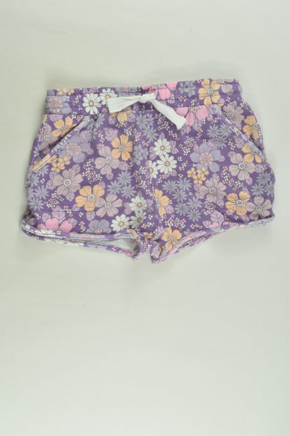 Cotton On Kids Size 6 Retro Flowers Shorts