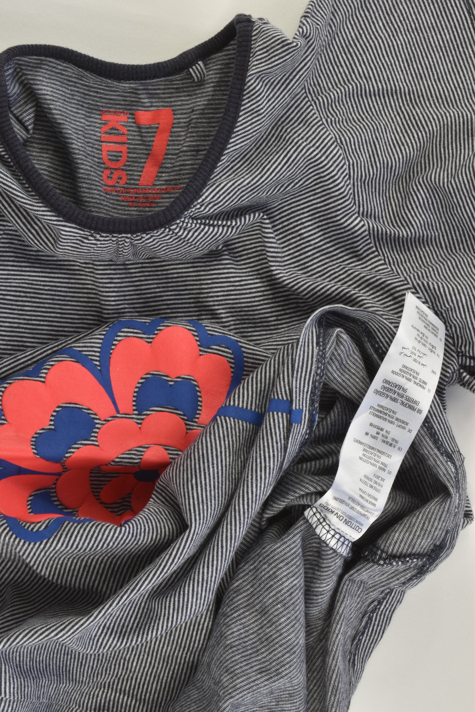 Cotton On Kids Size 7 Flower Tunic