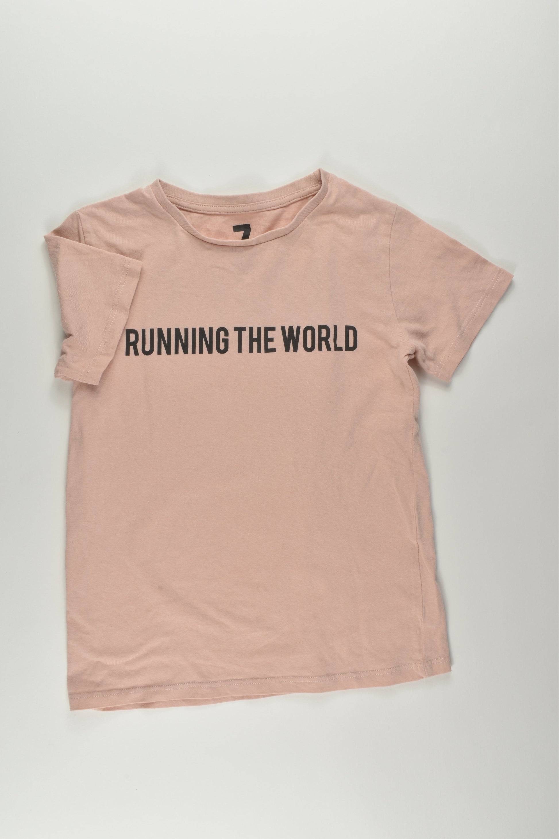 Cotton On Kids Size 7 'Girls, Running The World' T-shirt