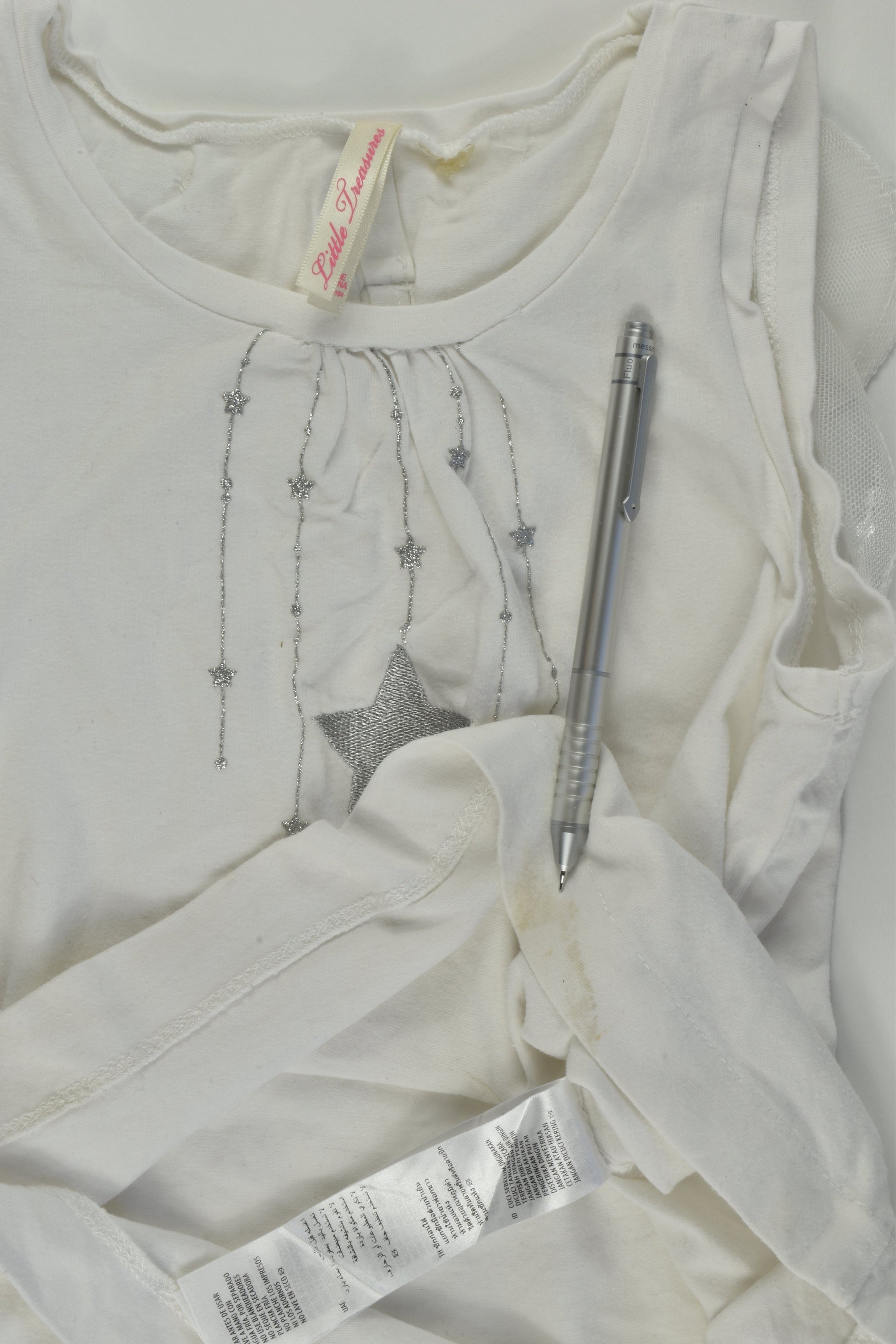 Cotton On Kids Size 7 Wings at the Back T-shirt