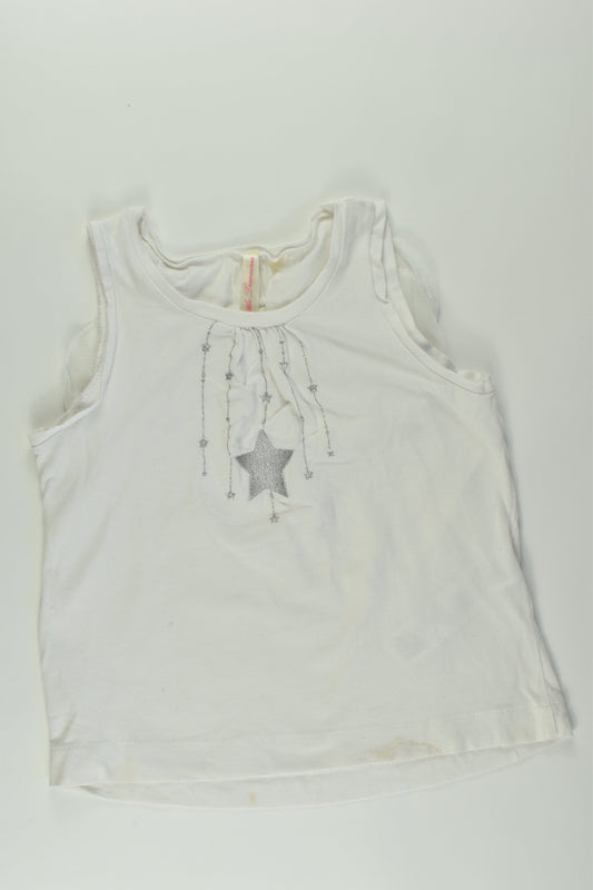 Cotton On Kids Size 7 Wings at the Back T-shirt