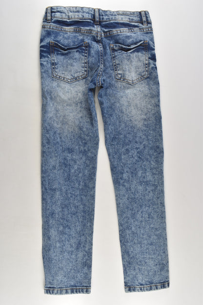 Cotton On Kids Size 8 Distressed Stretchy Denim Pants