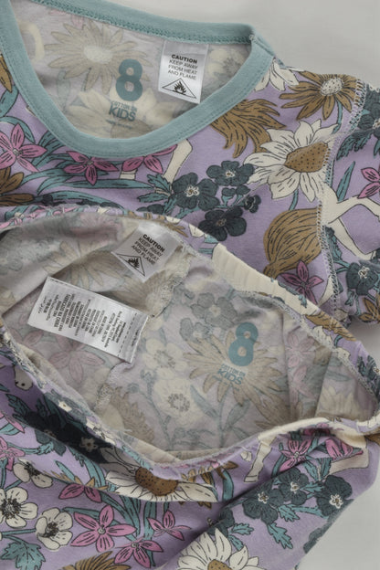 Cotton On Kids Size 8 Flowers and Unicorns Short Pyjamas