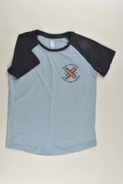 Cotton On Kids Size 8 'Keep Rolling' T-shirt