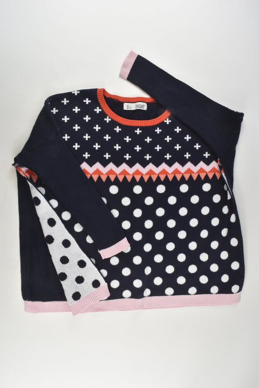 Cotton On Kids Size 8 Knitted Poncho/Jumper