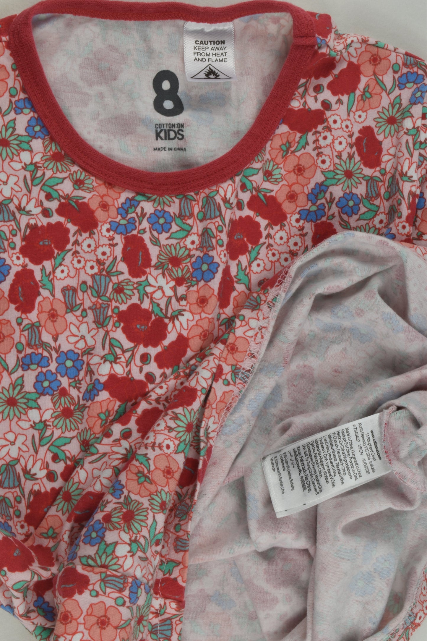 Cotton On Kids Size 8 Liberty Print T-shirt