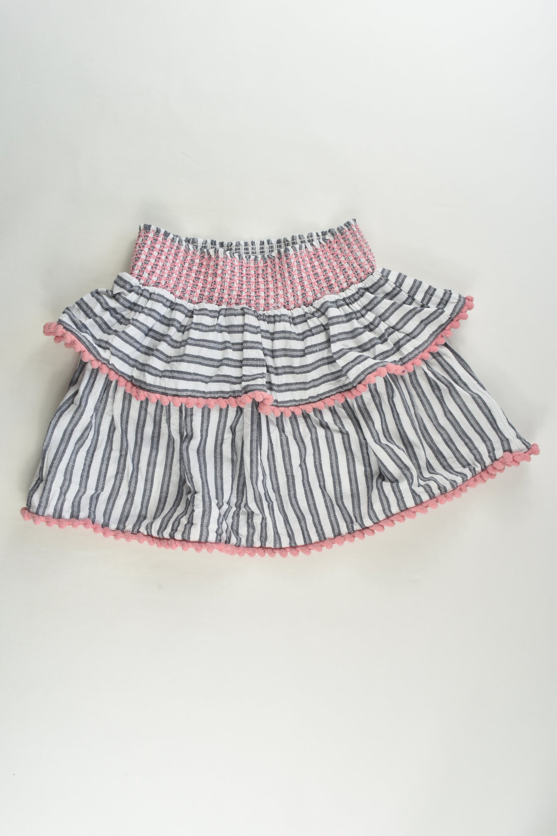 Cotton On Kids Size 9 Linen-feel Pom Pom Skirt