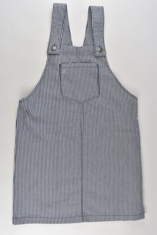 Cotton On Kids Size 9 Striped Pinafore Dress