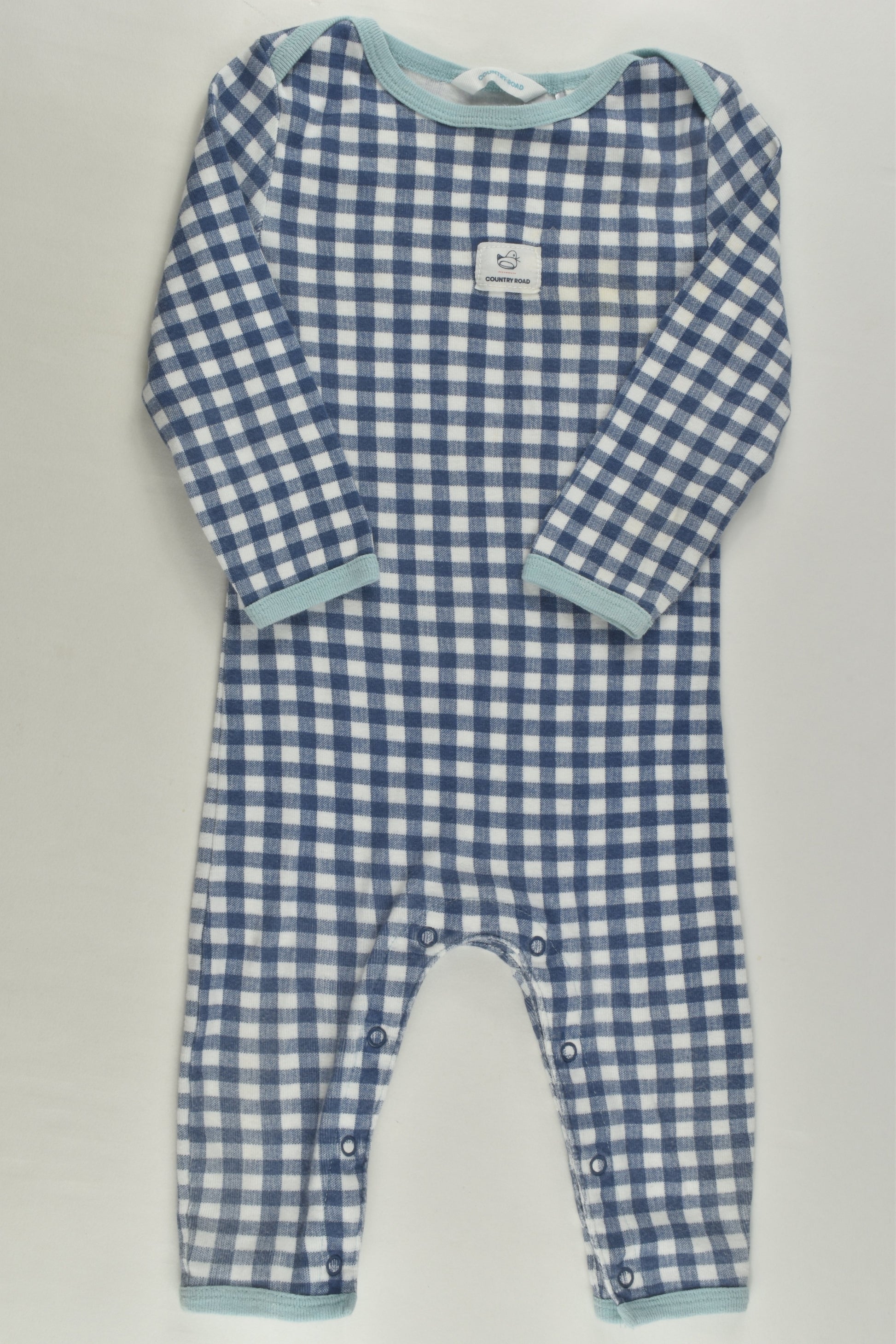 Country Road Size 0 Checked Romper