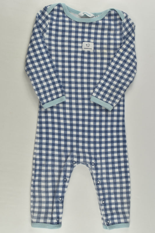 Country Road Size 0 Checked Romper