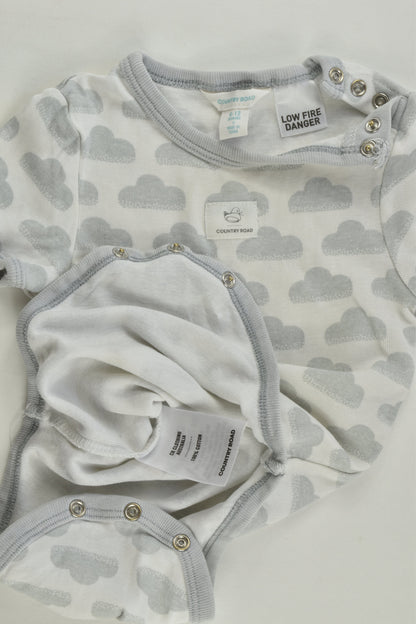 Country Road Size 0 Clouds Bodysuit