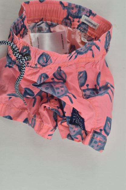 Country Road Size 0 Crab Board Shorts