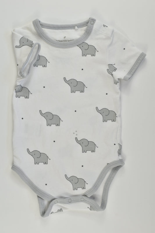 Country Road Size 0 Elephant Bodysuit