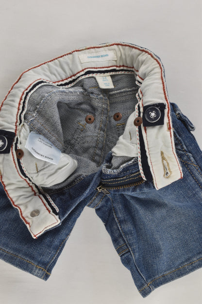 Country Road Size 00 (3-6 months) Denim Shorts