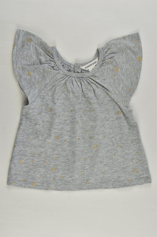 Country Road Size 00 Stars Blouse