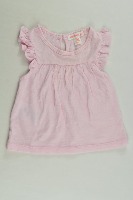 Country Road Size 000 T-shirt