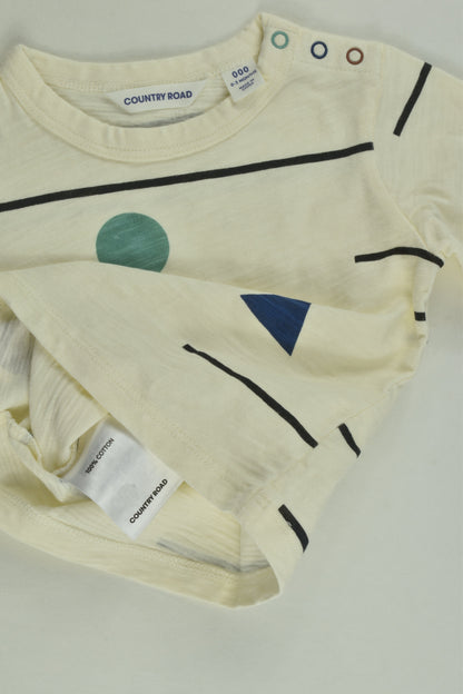 Country Road Size 000 Top