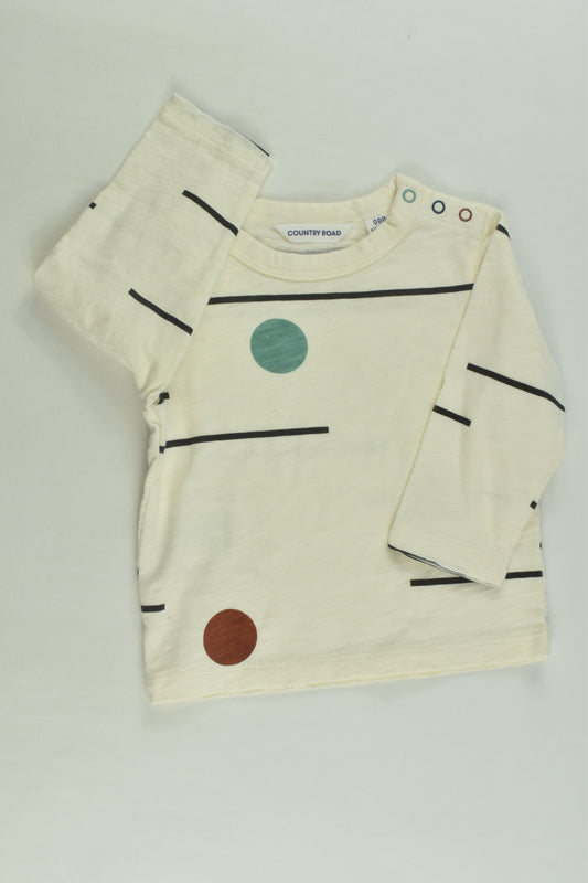 Country Road Size 000 Top