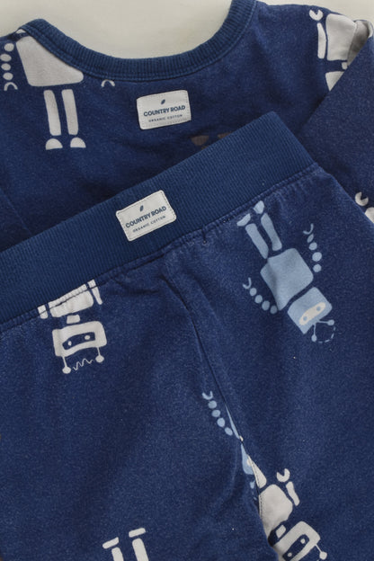 Country Road Size 1-2 Organic Robot Pyjamas