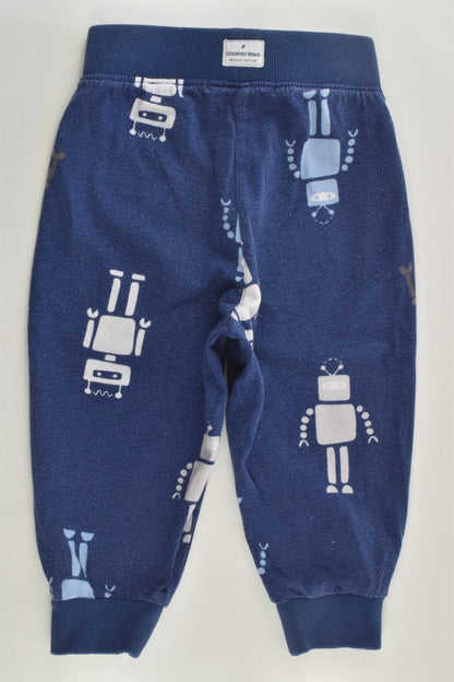 Country Road Size 1-2 Organic Robot Pyjamas