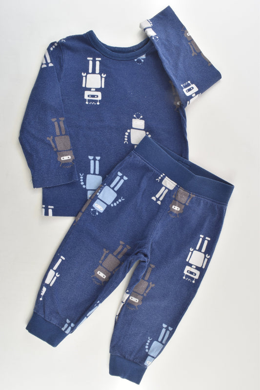 Country Road Size 1-2 Organic Robot Pyjamas