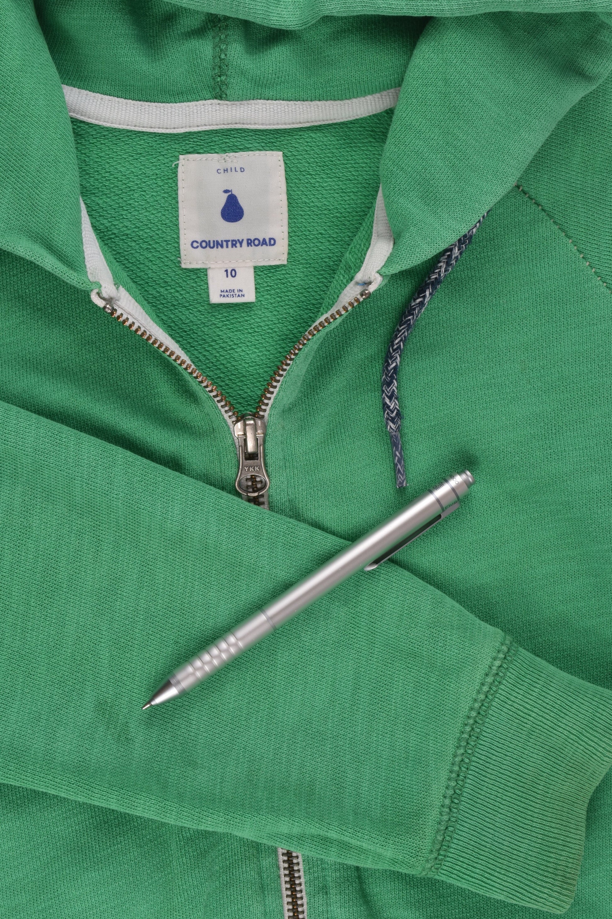 Country Road Size 10 Zip Jumper Green Jumper