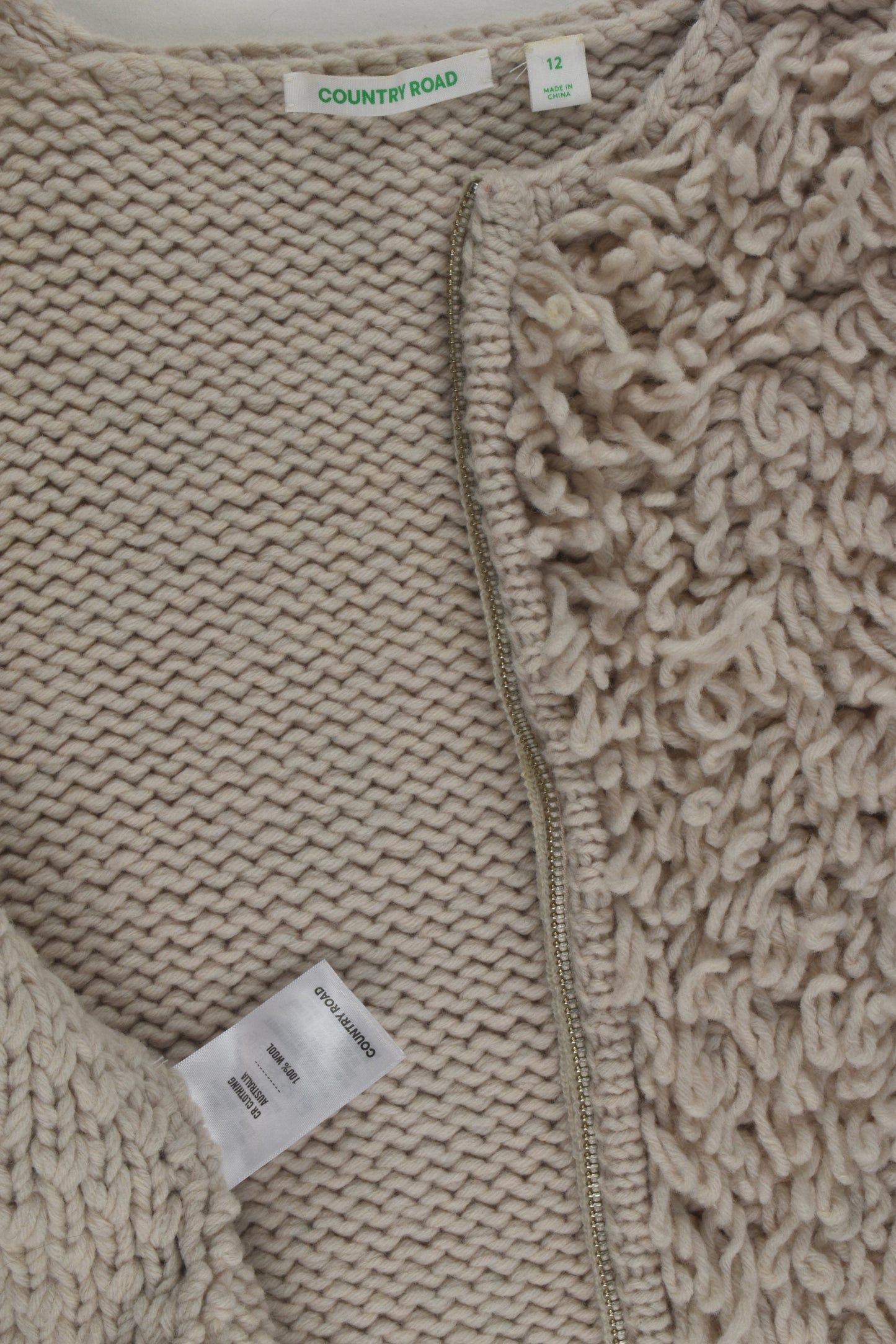 Country Road Size 12 Wool Vest