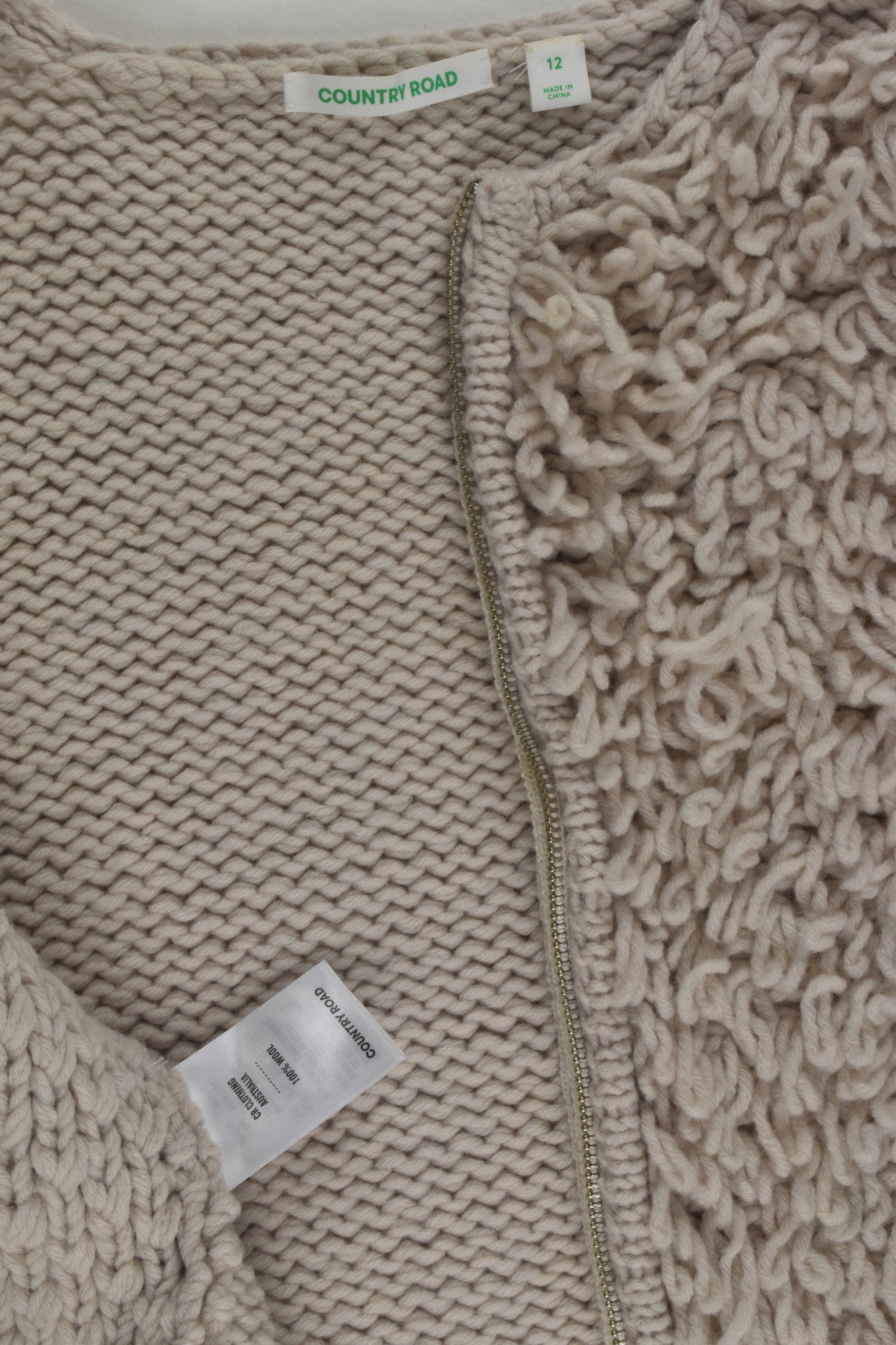 Country Road Size 12 Wool Vest