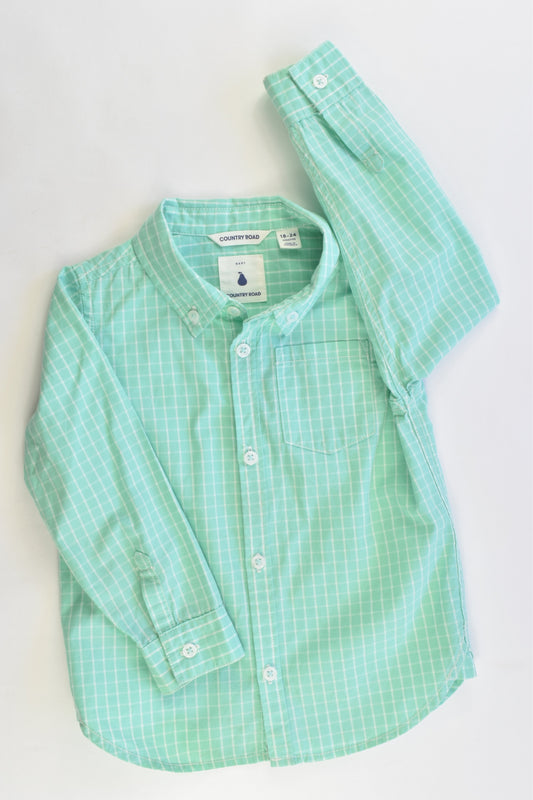 Country Road Size 18-24 months Collared Shirt