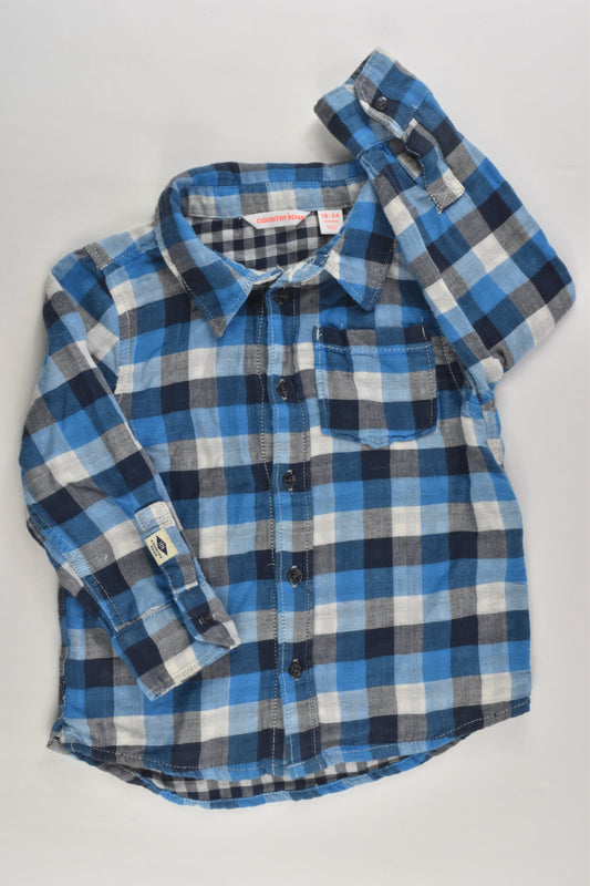 Country Road Size 2 (18-24 months) Checked Shirt