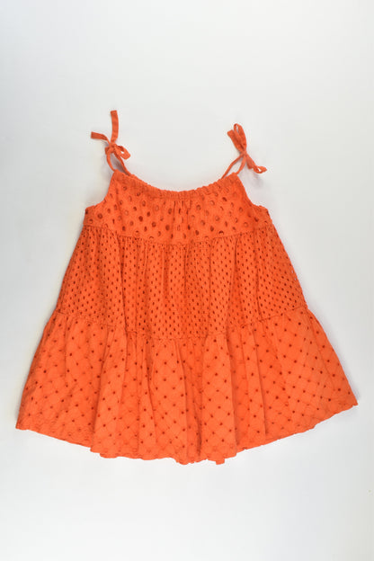 Country Road Size 2 Orange Lined Lace Dress
