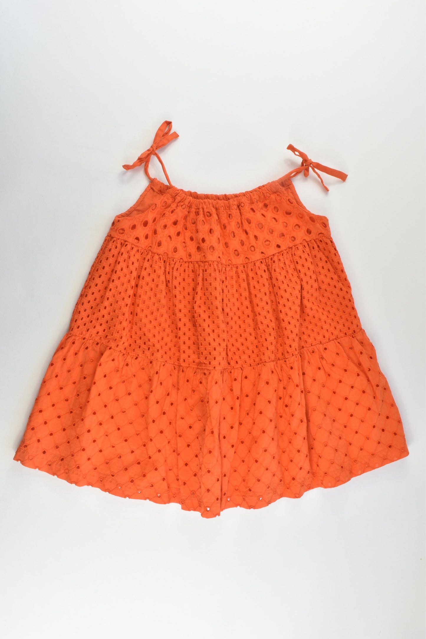 Country Road Size 2 Orange Lined Lace Dress