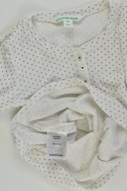 Country Road Size 6 Henley Top