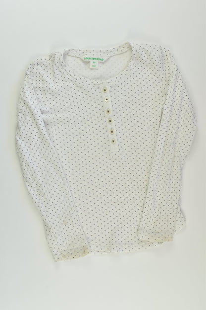 Country Road Size 6 Henley Top