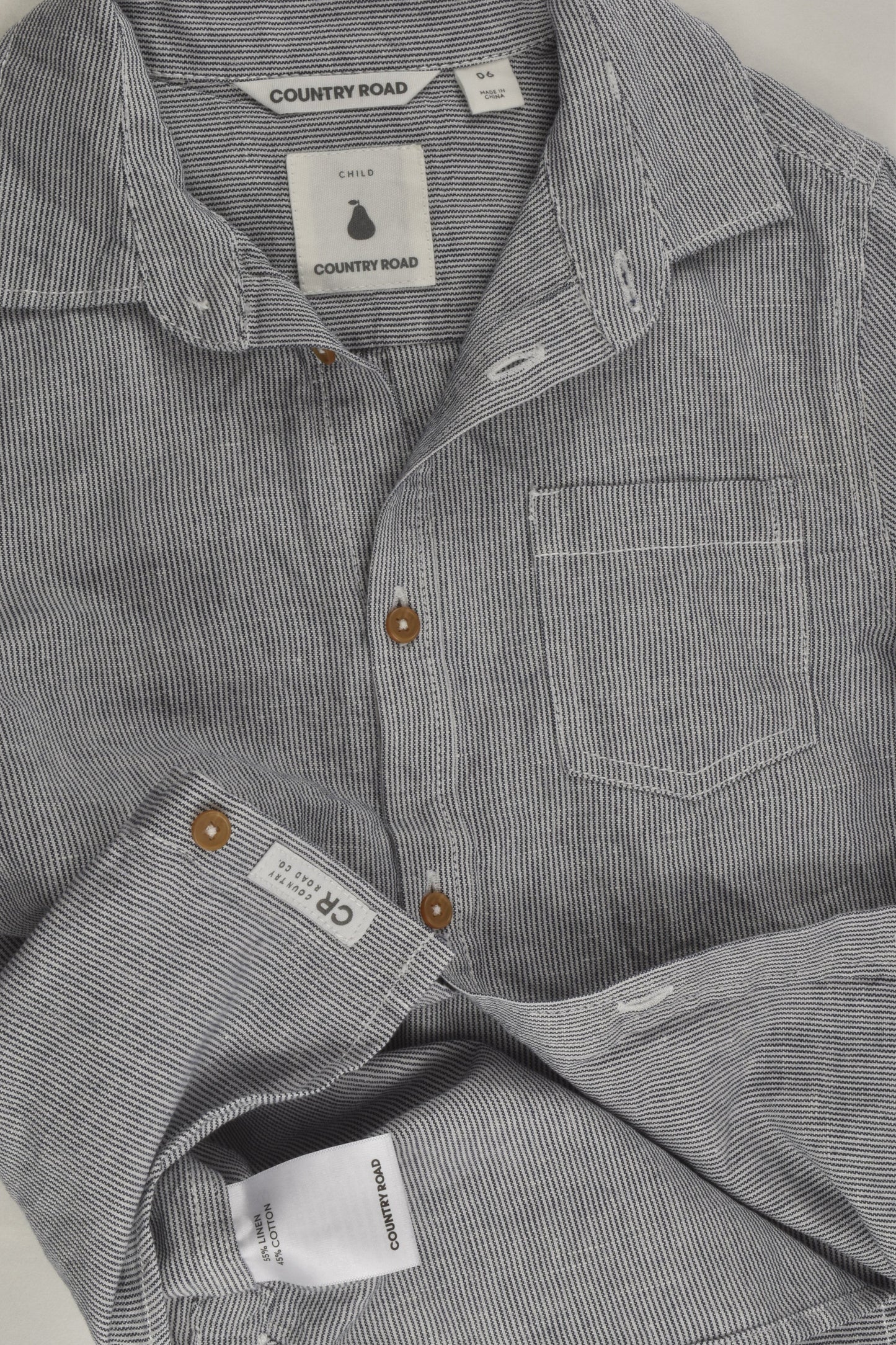 Country Road Size 6 Linen Blend Shirt