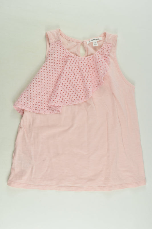 Country Road Size 6 Ruffle Top