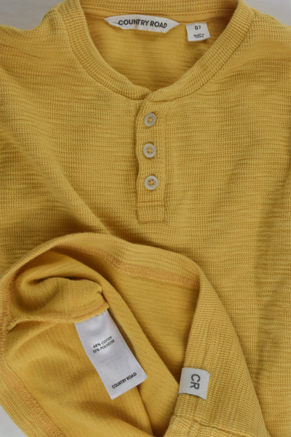 Country Road Size 7 Henley Top