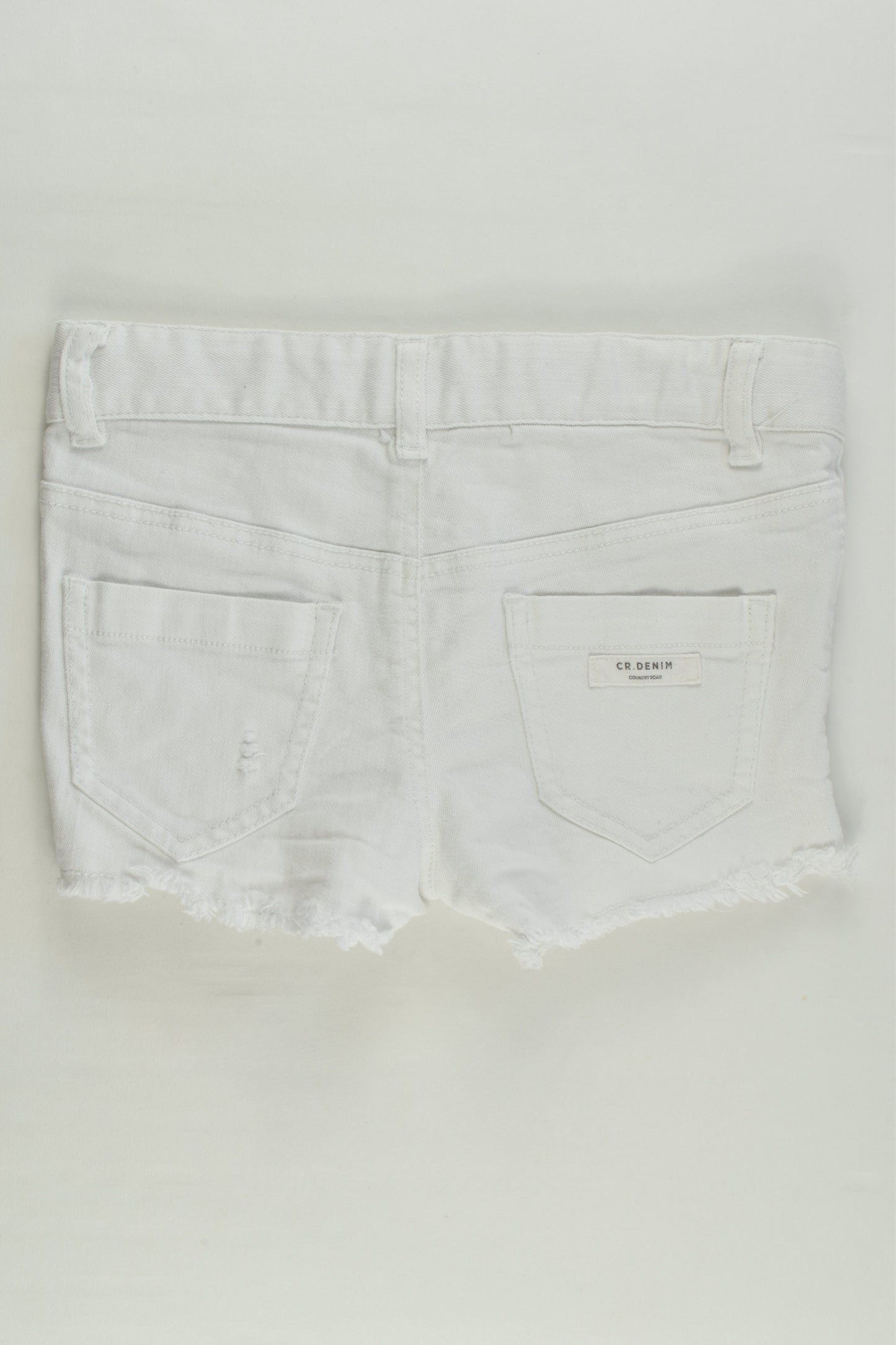 Country Road Size 7 White Denim Shorts