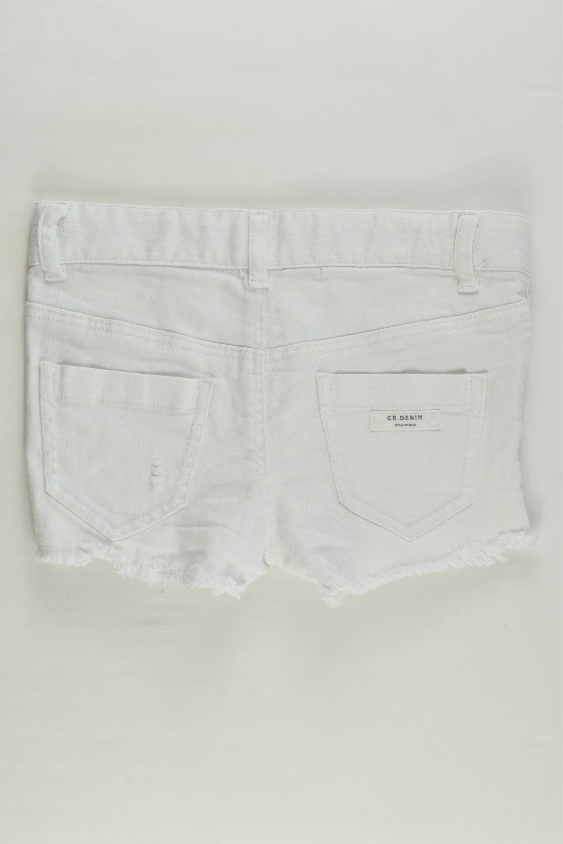 Country Road Size 7 White Denim Shorts