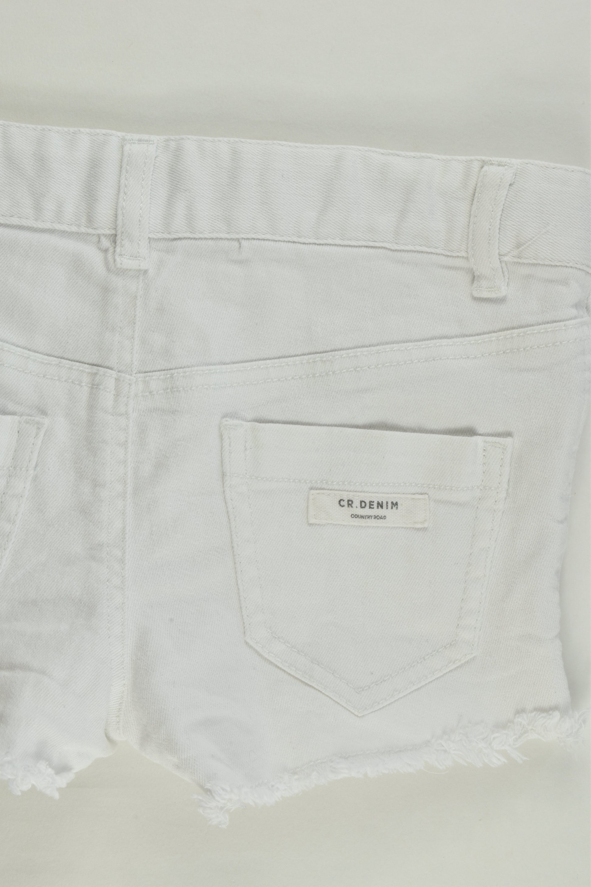 Country Road Size 7 White Denim Shorts