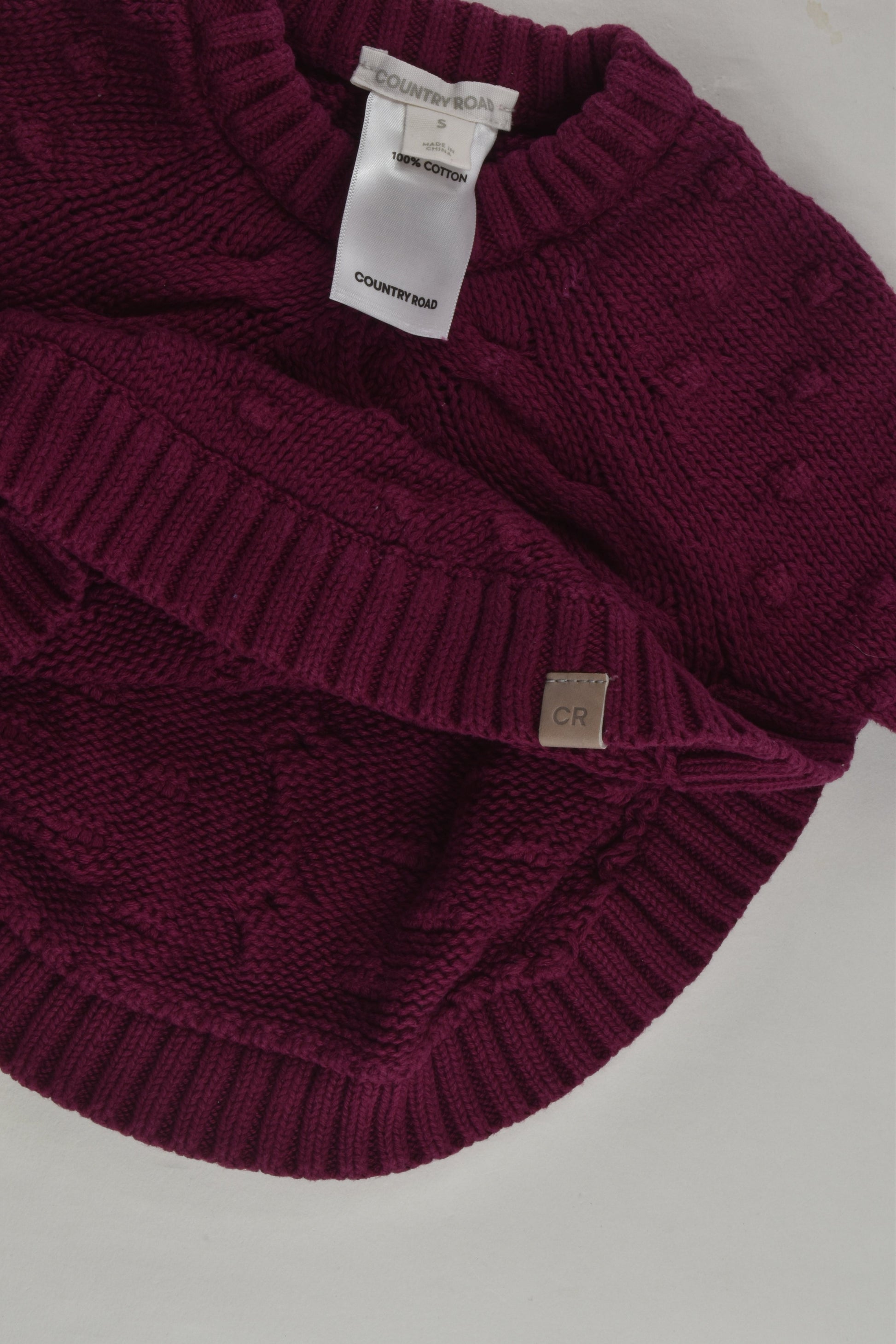 Country Road Size approx 0 Knit Poncho