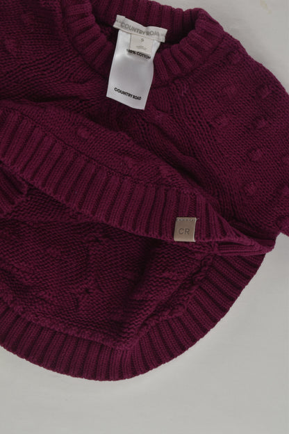 Country Road Size approx 0 Knit Poncho