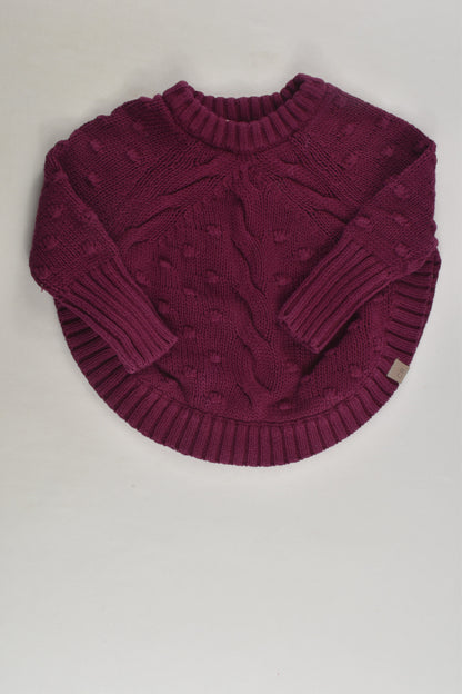 Country Road Size approx 0 Knit Poncho